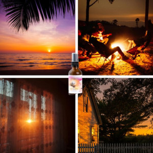 Glineni poletni sprej za prostor Sunset Aura