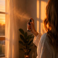 Poletni sprej za prostor iz gline Sunset Aura