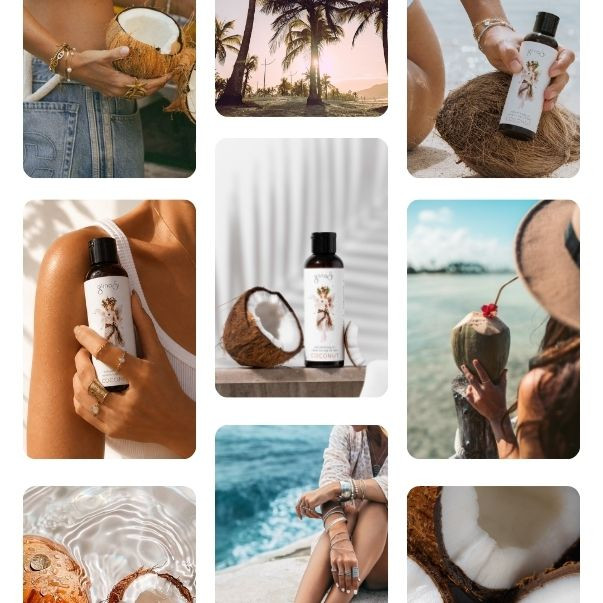 Naravno olje za telo COCONUT